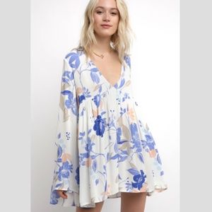 Free People Bella Printed Tunic Dress M
